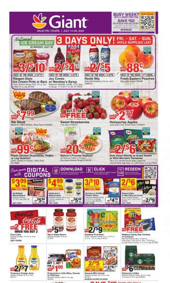 Giant Food Flyer - 07/14/2023 - 07/20/2023.