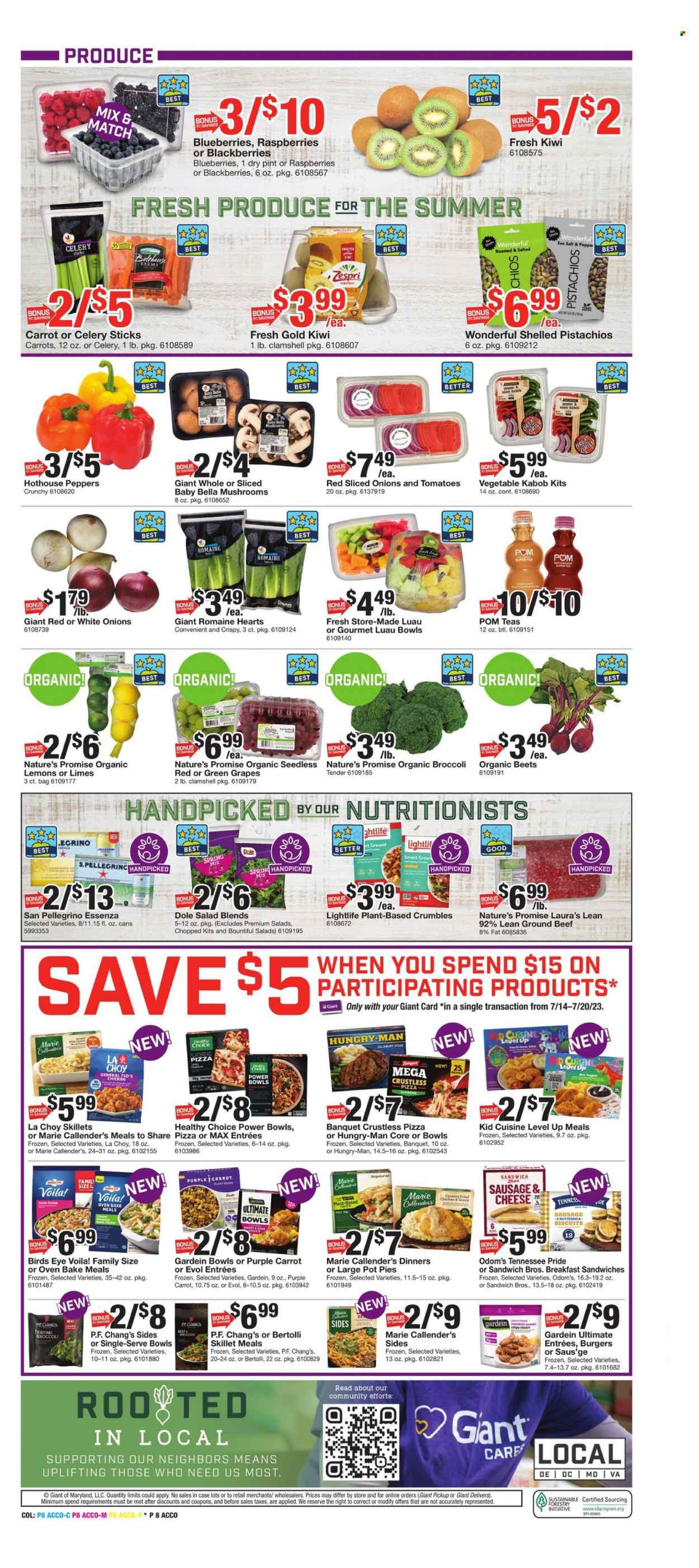 Giant Food ad - 07/14/2023 - 07/20/2023. Page 10