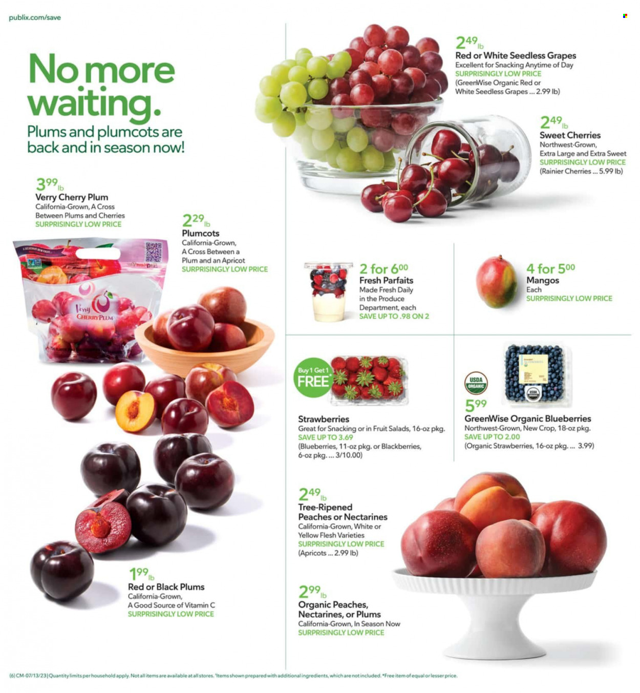 Publix ad - 07/12/2023 - 07/18/2023. Page 6