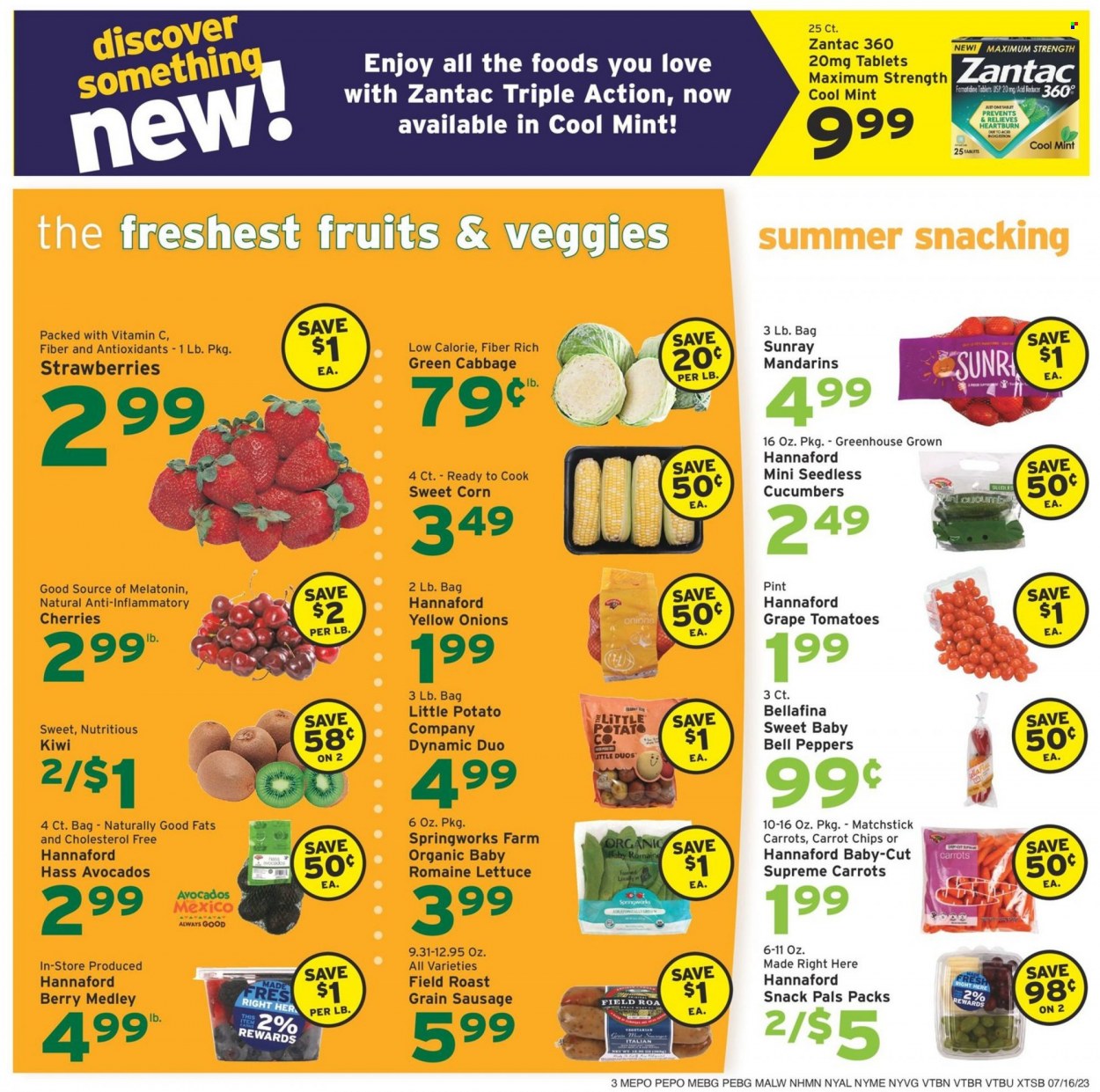 Hannaford ad - 07/16/2023 - 07/22/2023. Page 3