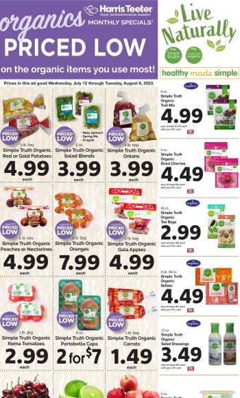 Harris Teeter Flyer - 07/12/2023 - 08/08/2023.