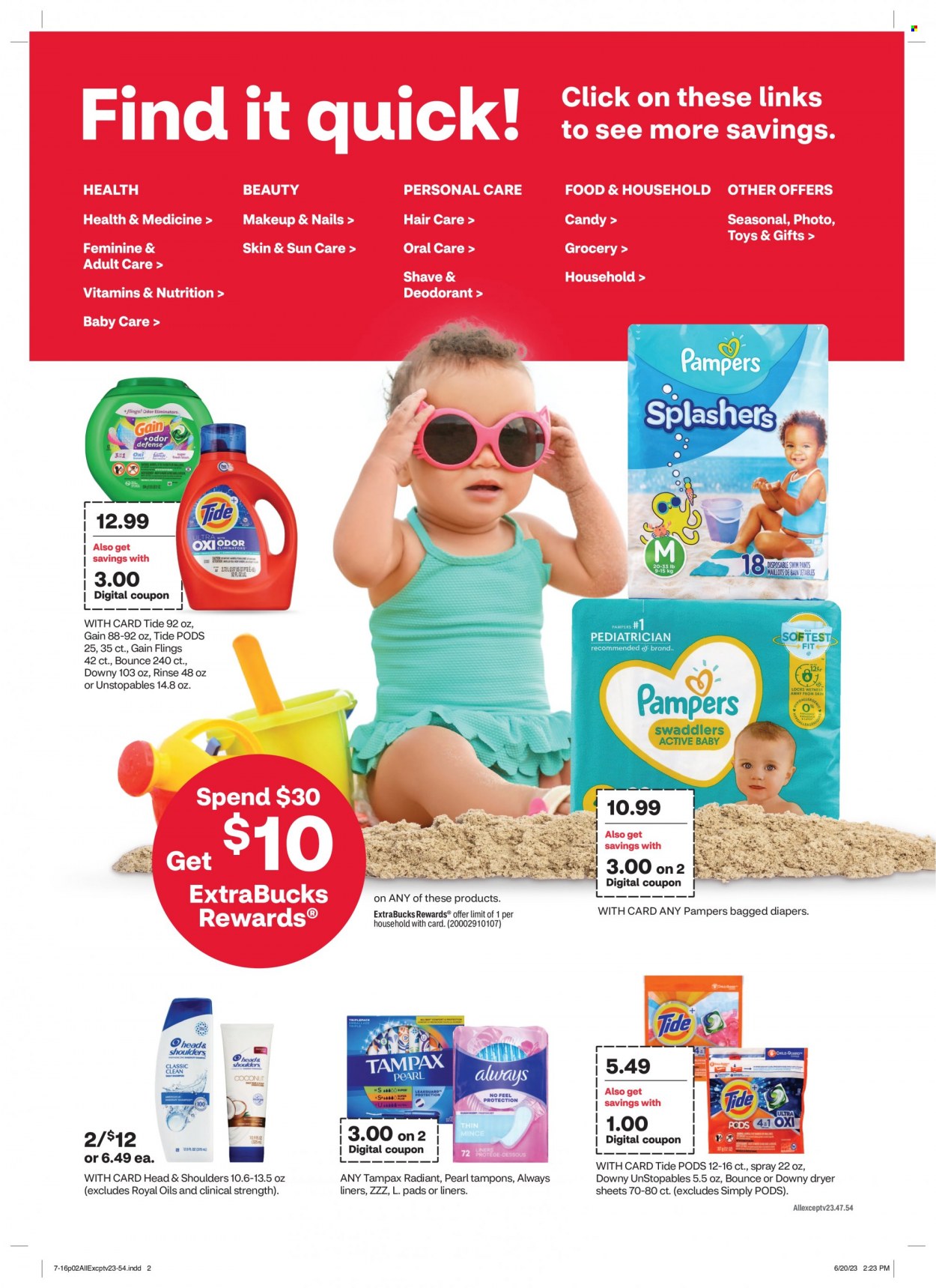 CVS Pharmacy ad - 07/16/2023 - 07/22/2023. Page 2