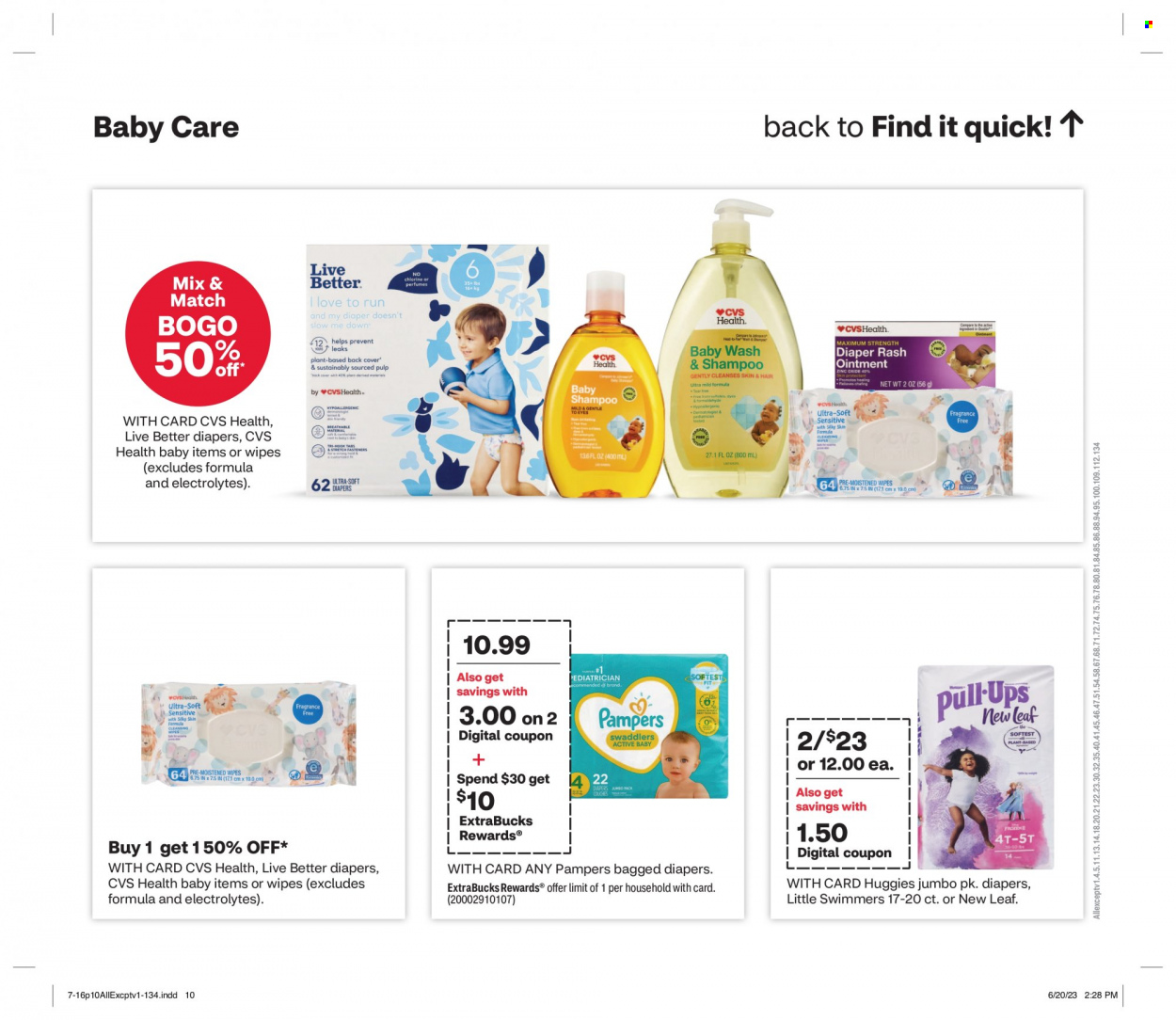 CVS Pharmacy ad - 07/16/2023 - 07/22/2023. Page 10