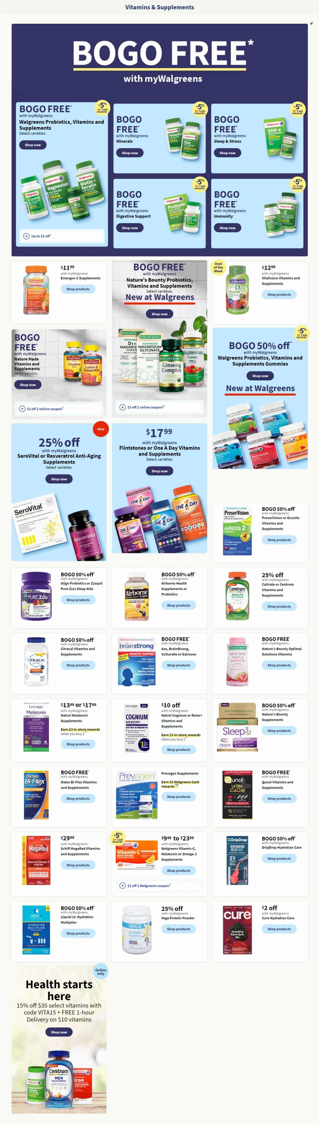 Walgreens ad - 07/16/2023 - 07/22/2023. Page 2