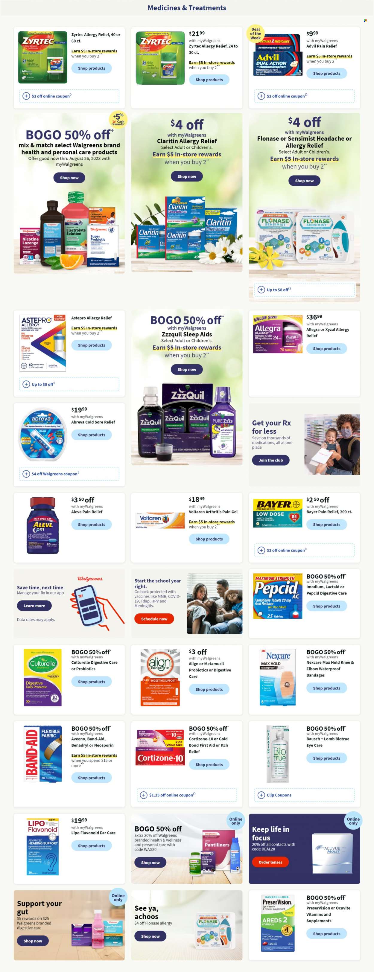 Walgreens ad - 07/16/2023 - 07/22/2023. Page 3