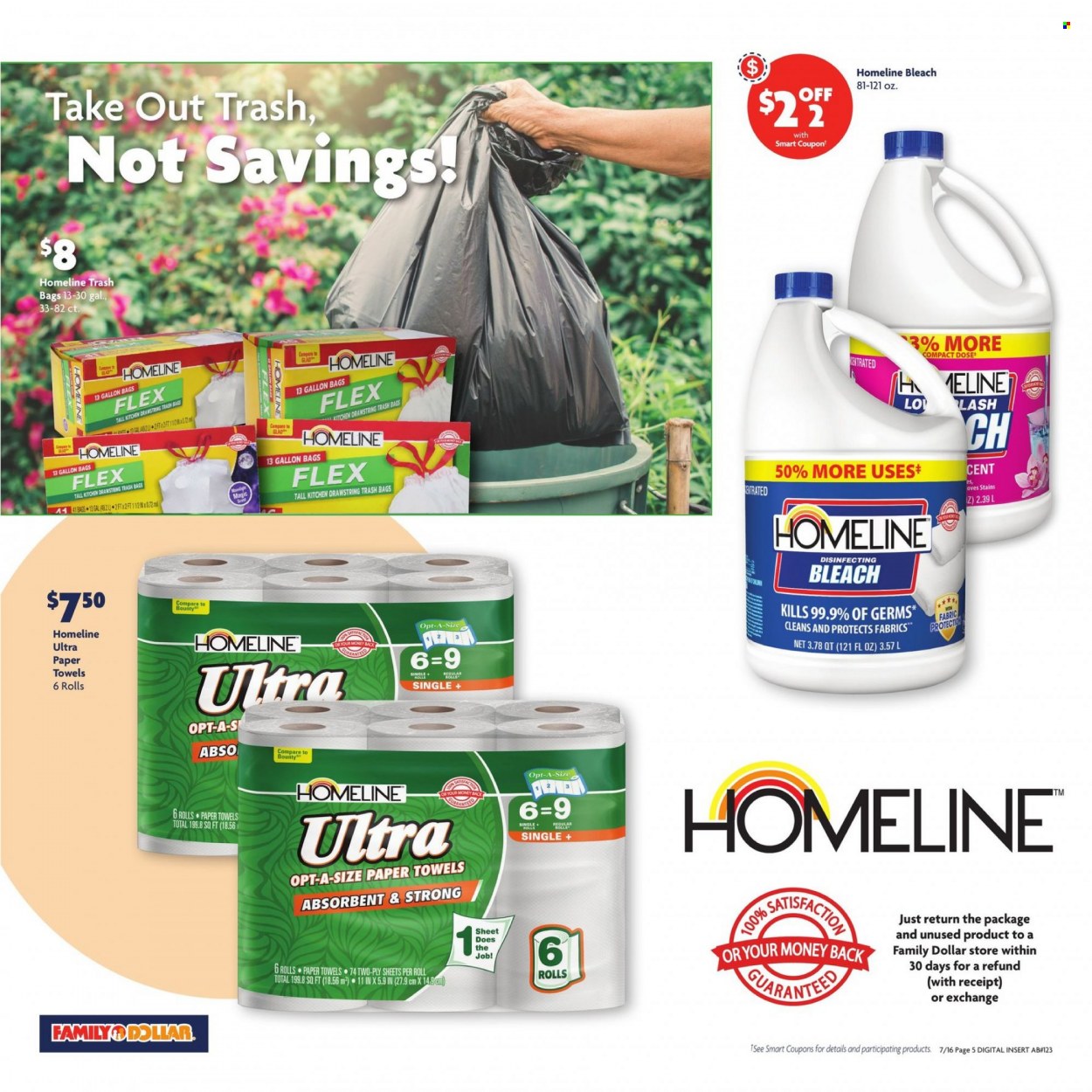 Family Dollar ad - 07/16/2023 - 07/22/2023. Page 8