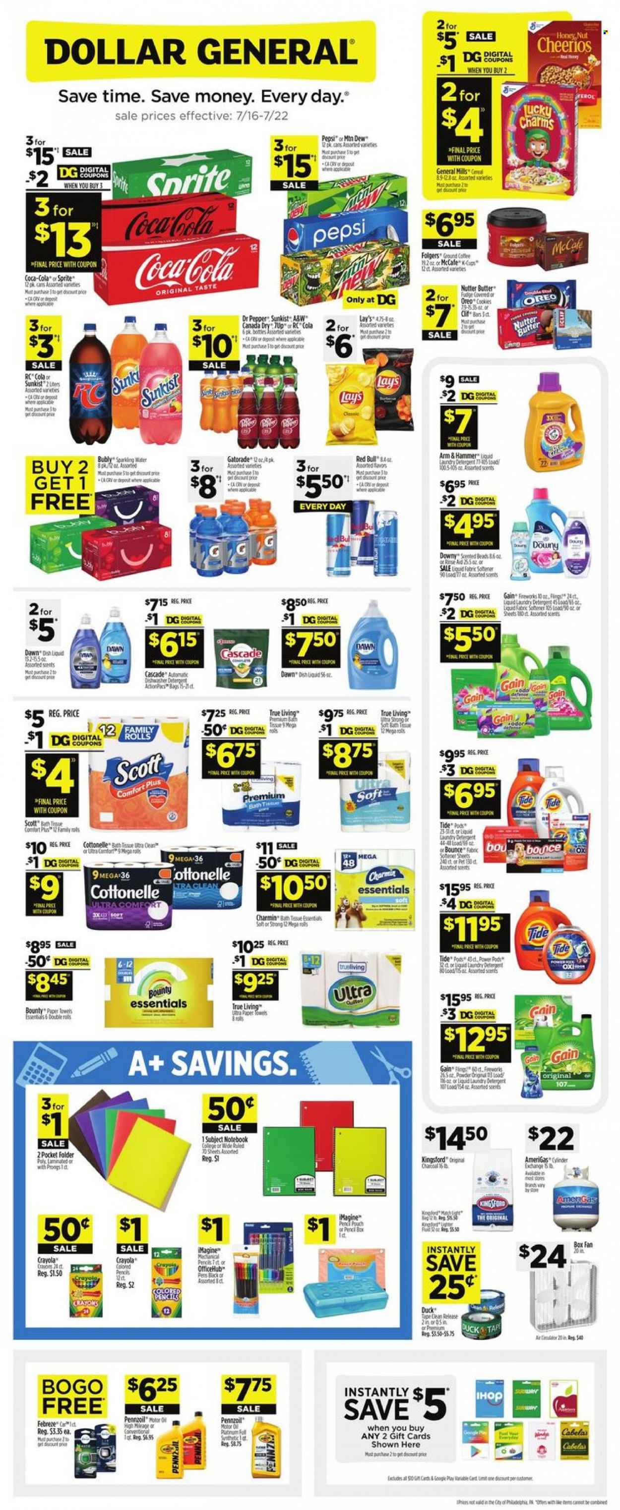 Dollar General ad - 07/16/2023 - 07/22/2023. Page 1