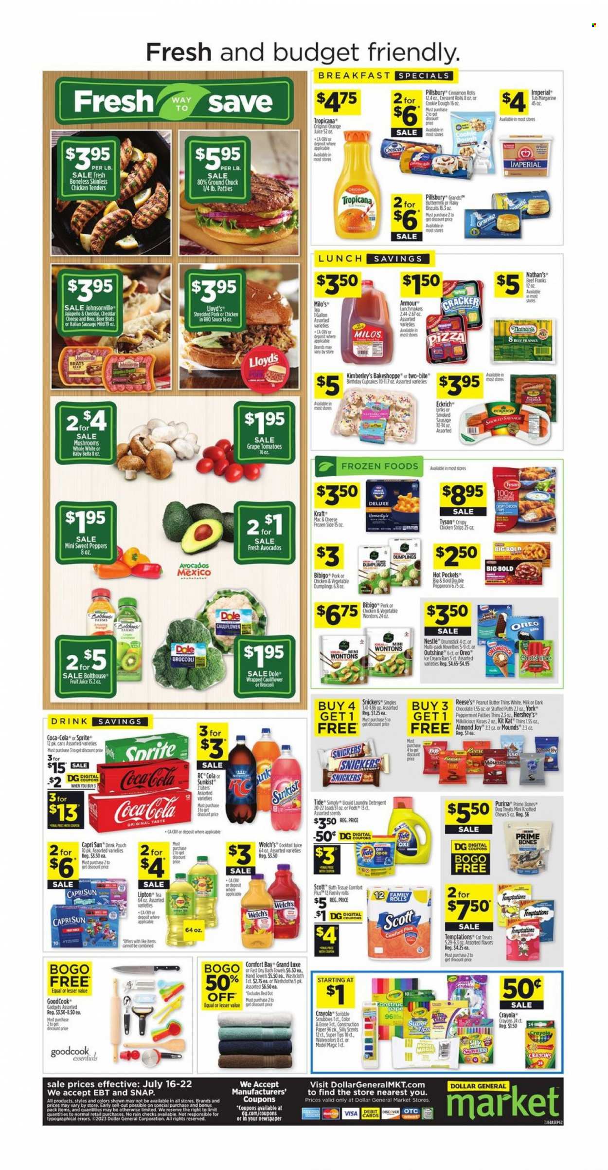 Dollar General ad - 07/16/2023 - 07/22/2023. Page 2