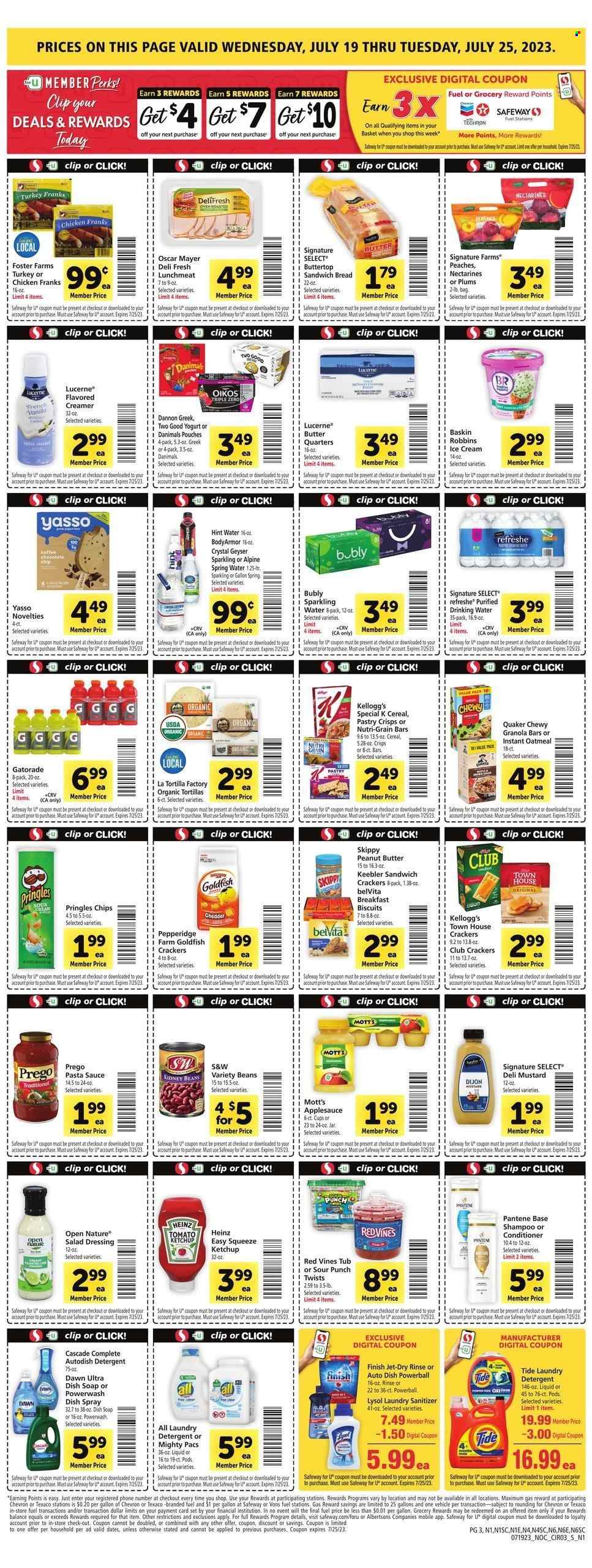 Safeway ad - 07/19/2023 - 07/25/2023. Page 3