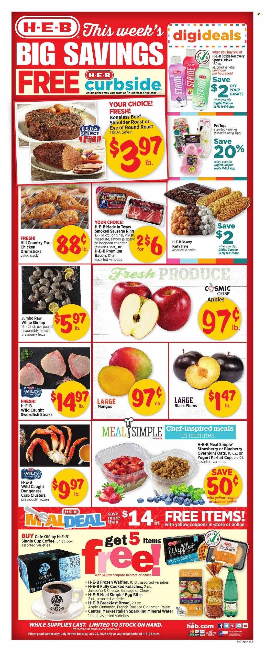 H-E-B ad - 07/19/2023 - 07/25/2023. Page 1