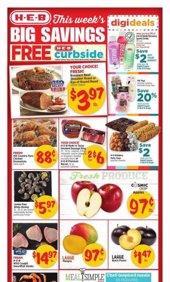 H-E-B Flyer - 07/19/2023 - 07/25/2023.