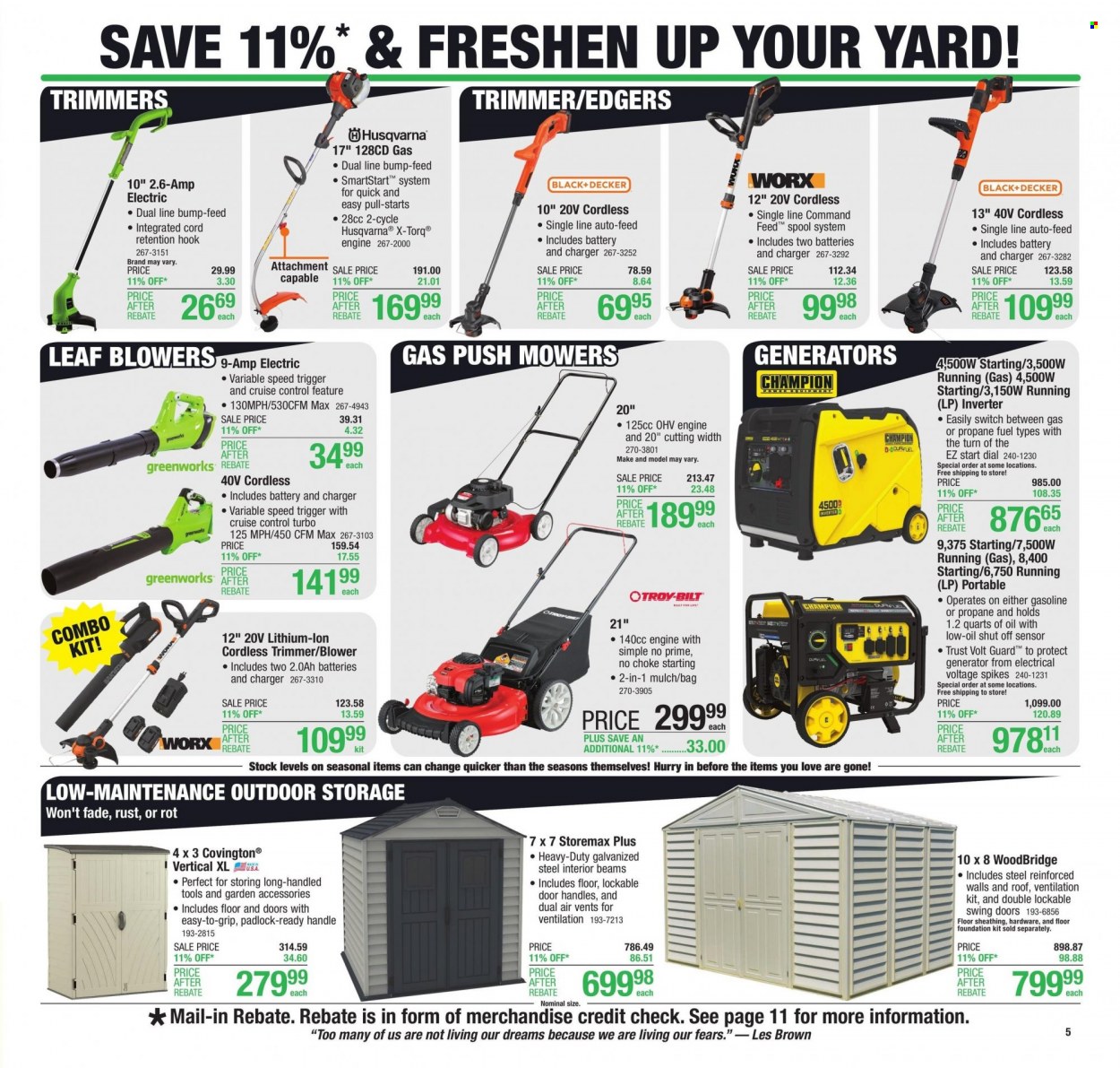 Menards ad - 07/19/2023 - 07/30/2023. Page 8