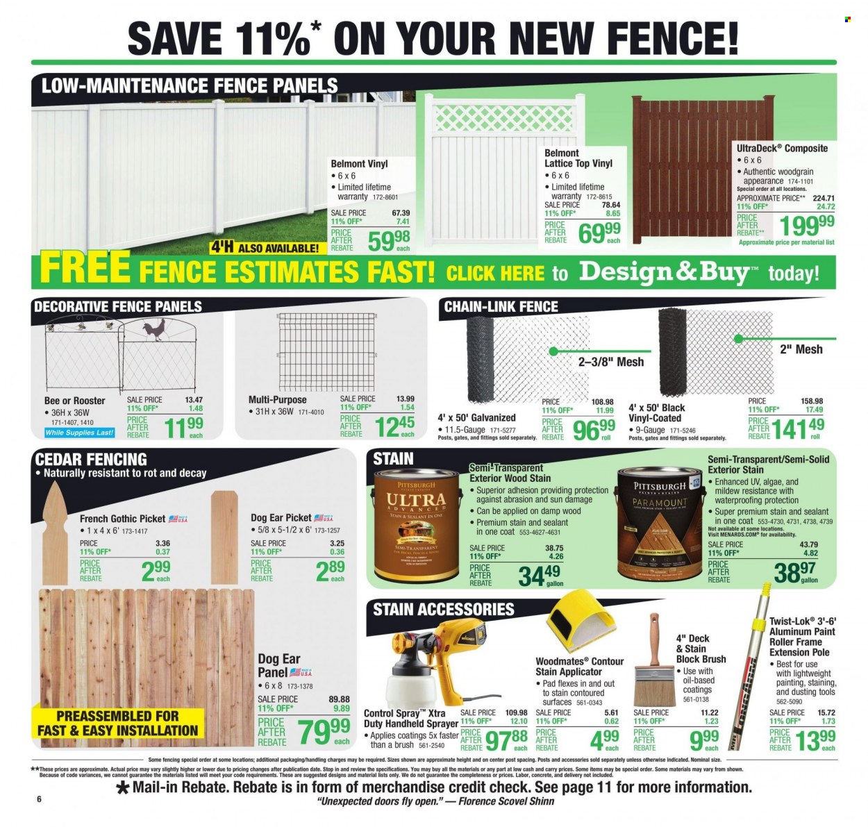 Menards ad - 07/19/2023 - 07/30/2023. Page 11