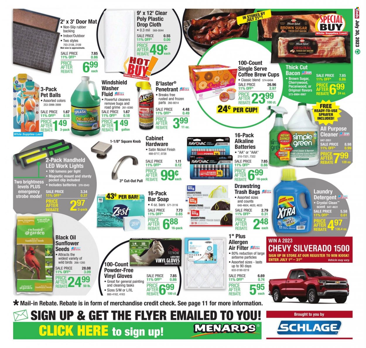 Menards ad - 07/19/2023 - 07/30/2023. Page 25