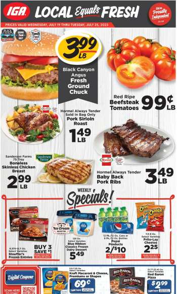 IGA Flyer - 07/19/2023 - 07/25/2023.