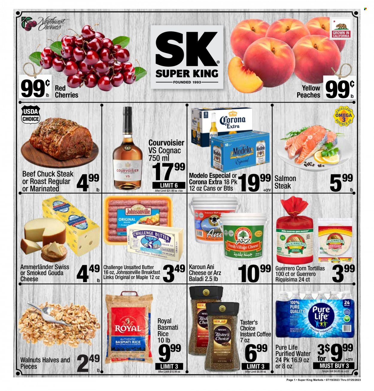 Super King Markets ad - 07/19/2023 - 07/25/2023. Page 1