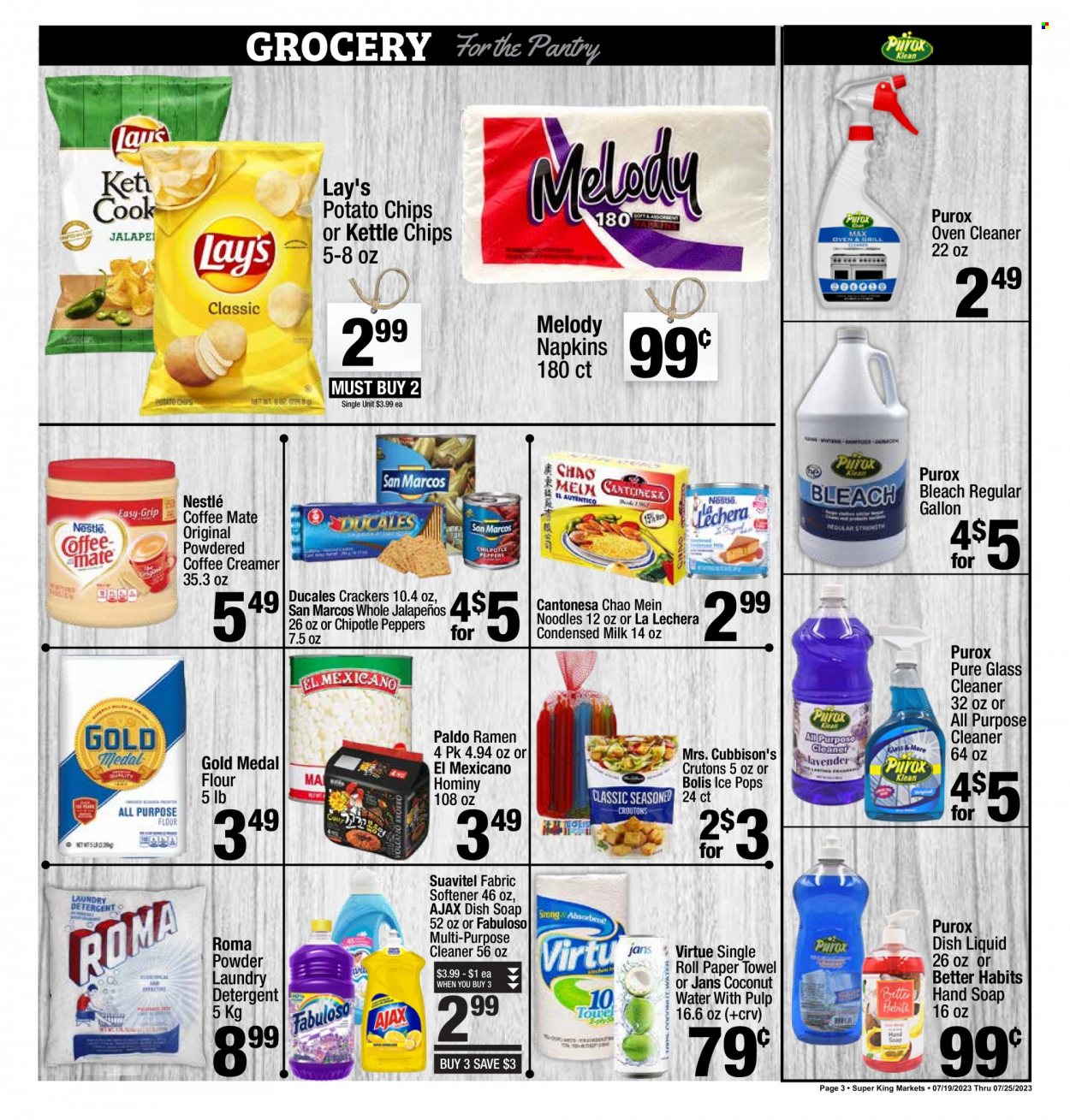 Super King Markets ad - 07/19/2023 - 07/25/2023. Page 3