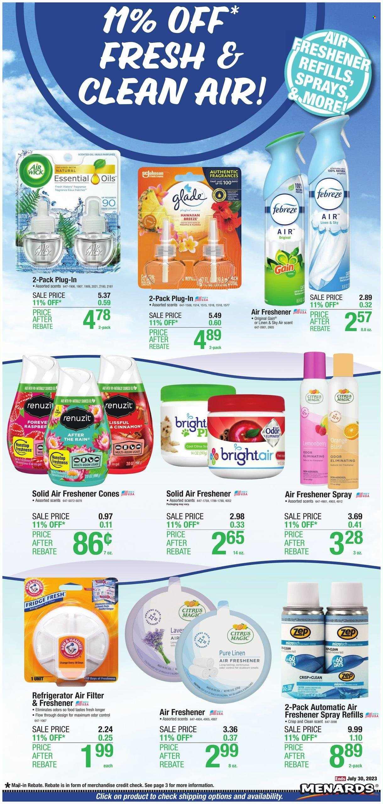 Menards ad - 07/19/2023 - 07/30/2023. Page 6