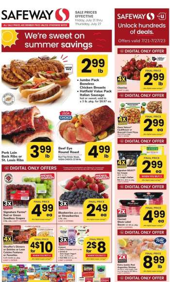 Safeway Flyer - 07/21/2023 - 07/27/2023.
