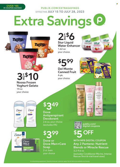 Publix ad - 07/19/2023 - 07/25/2023. Page 1
