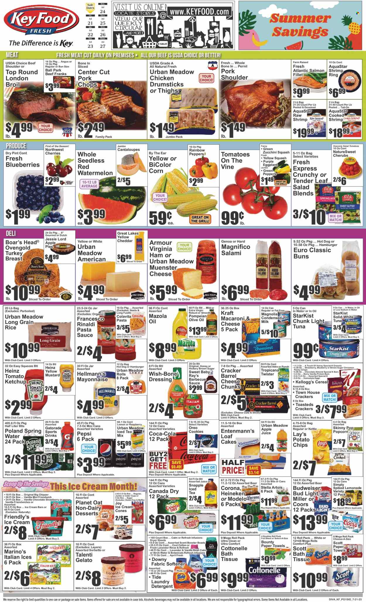 Key Food ad - 07/21/2023 - 07/27/2023. Page 1