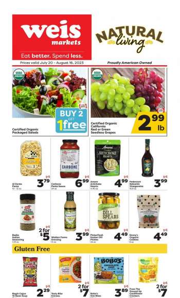 Weis Flyer - 07/20/2023 - 08/16/2023.