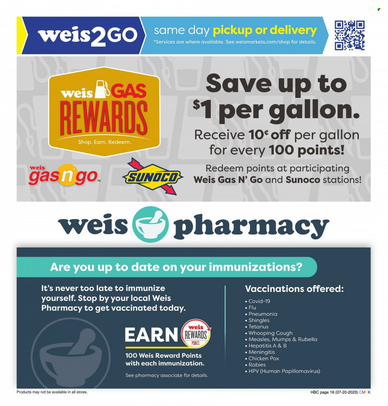 Weis ad - 07/20/2023 - 08/16/2023. Page 16