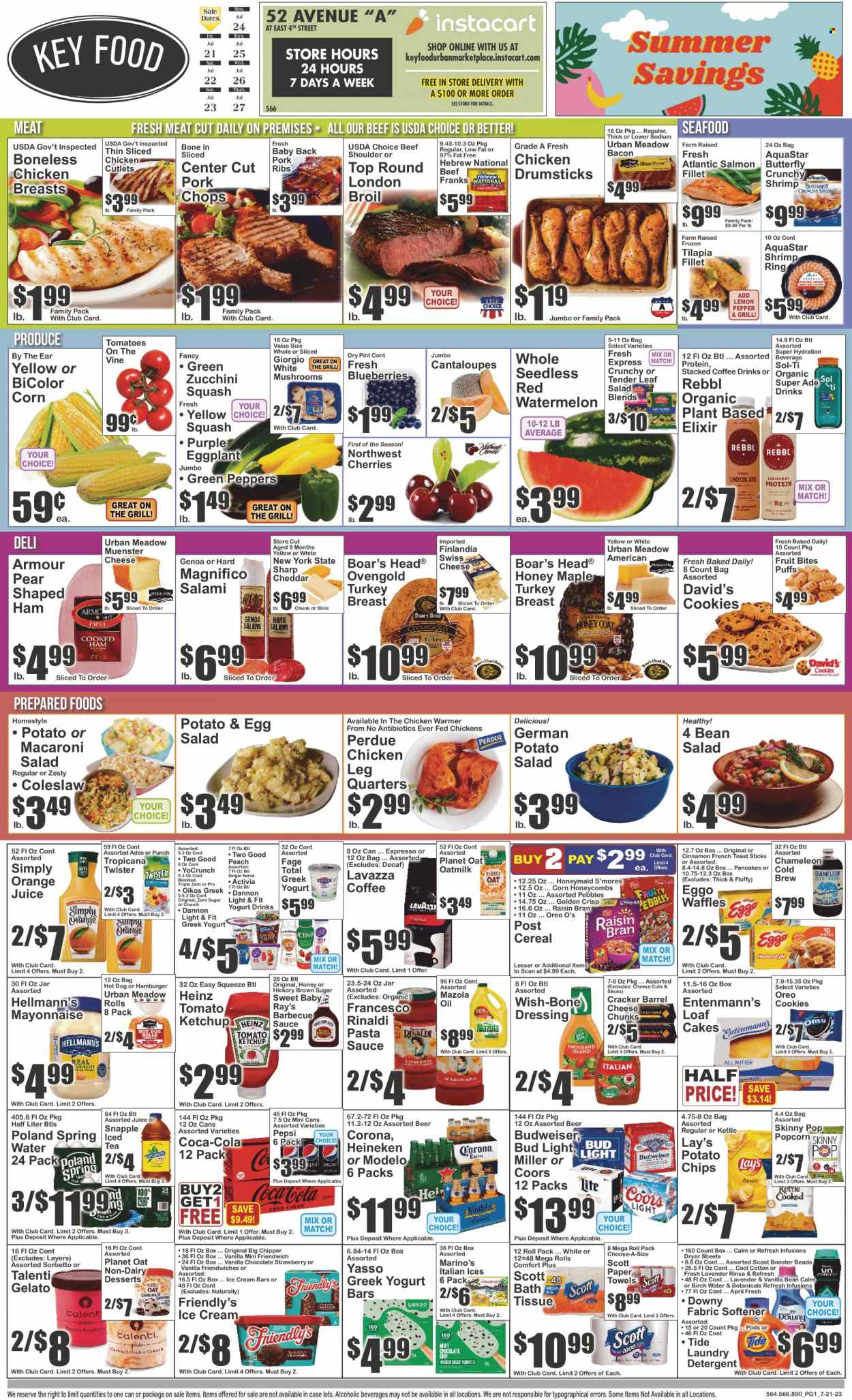 Key Food ad - 07/21/2023 - 07/27/2023. Page 1