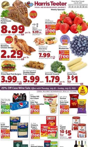 Harris Teeter Flyer - 07/19/2023 - 07/25/2023.