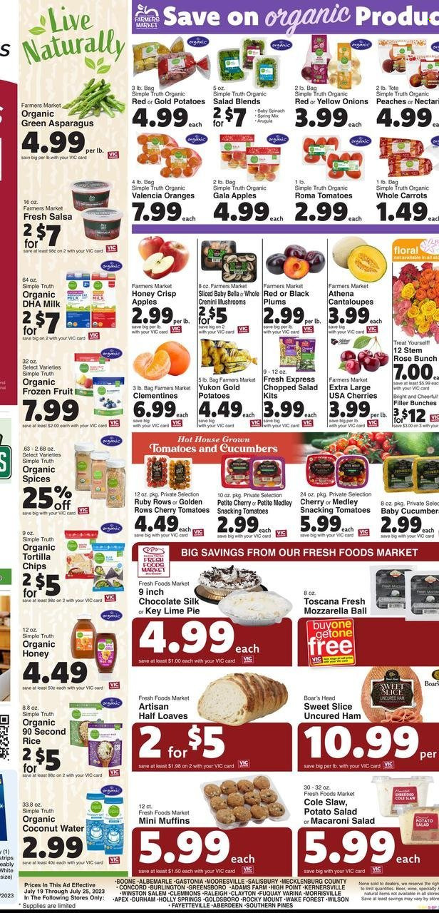 Harris Teeter ad - 07/19/2023 - 07/25/2023. Page 12