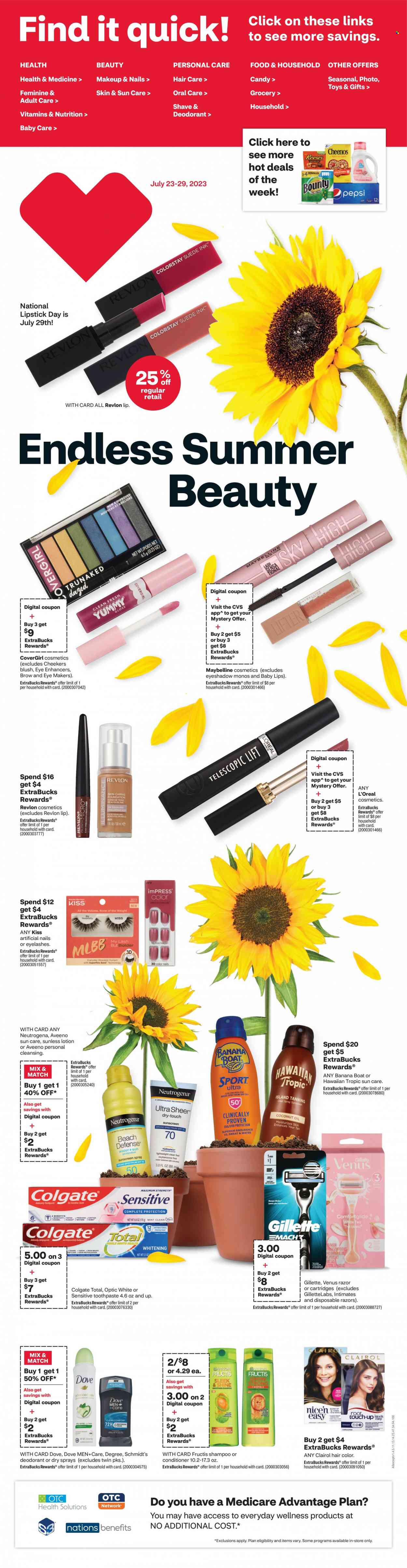 CVS Pharmacy ad - 07/23/2023 - 07/29/2023. Page 1