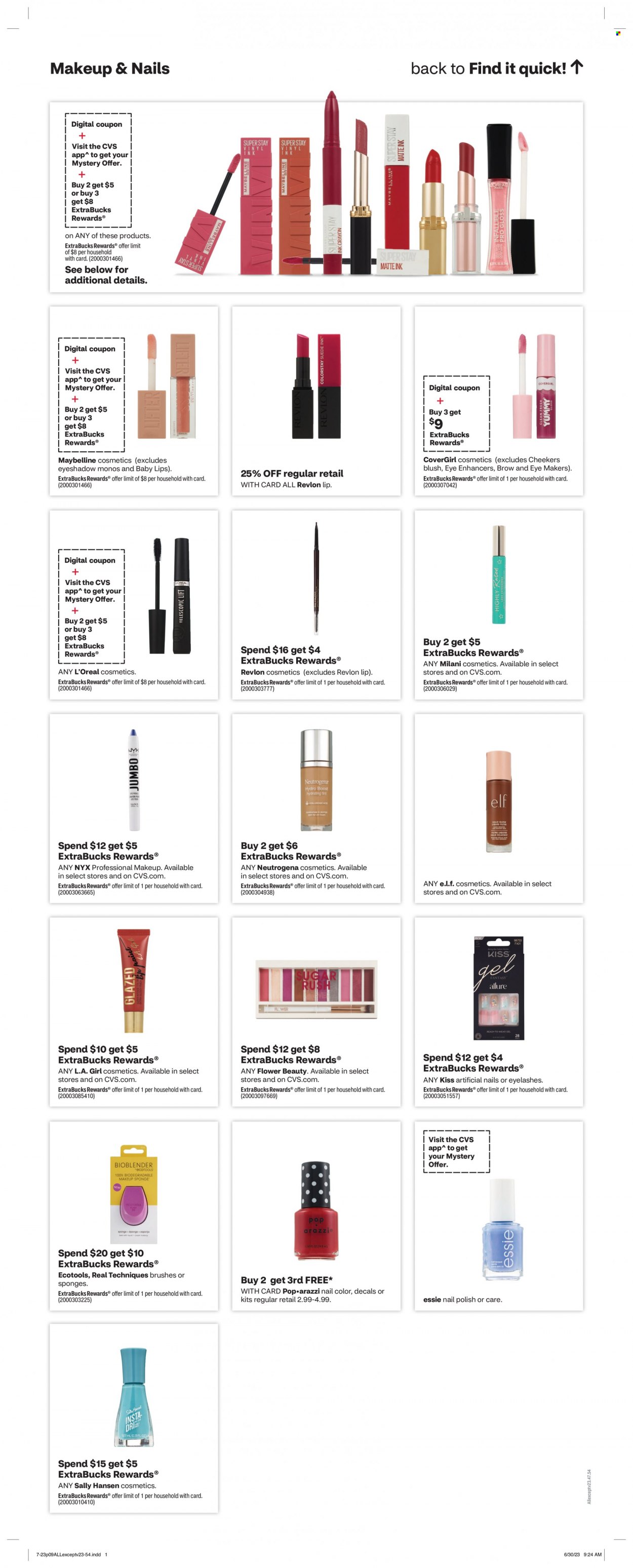 CVS Pharmacy ad - 07/23/2023 - 07/29/2023. Page 9