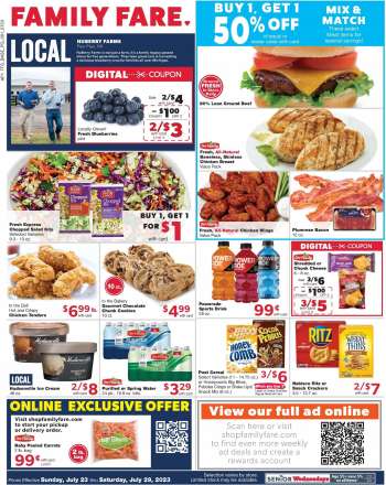 Family Fare Flyer - 07/23/2023 - 07/29/2023.