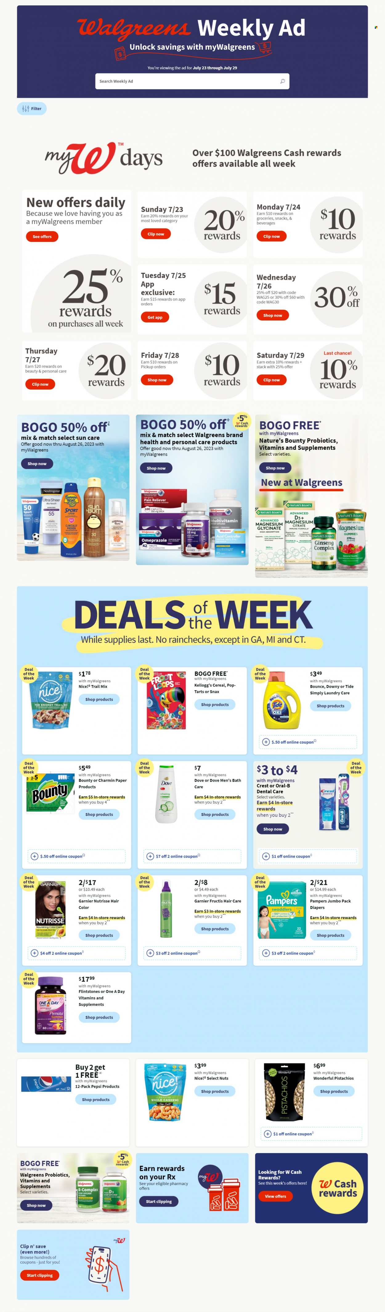 Walgreens ad - 07/23/2023 - 07/29/2023. Page 1