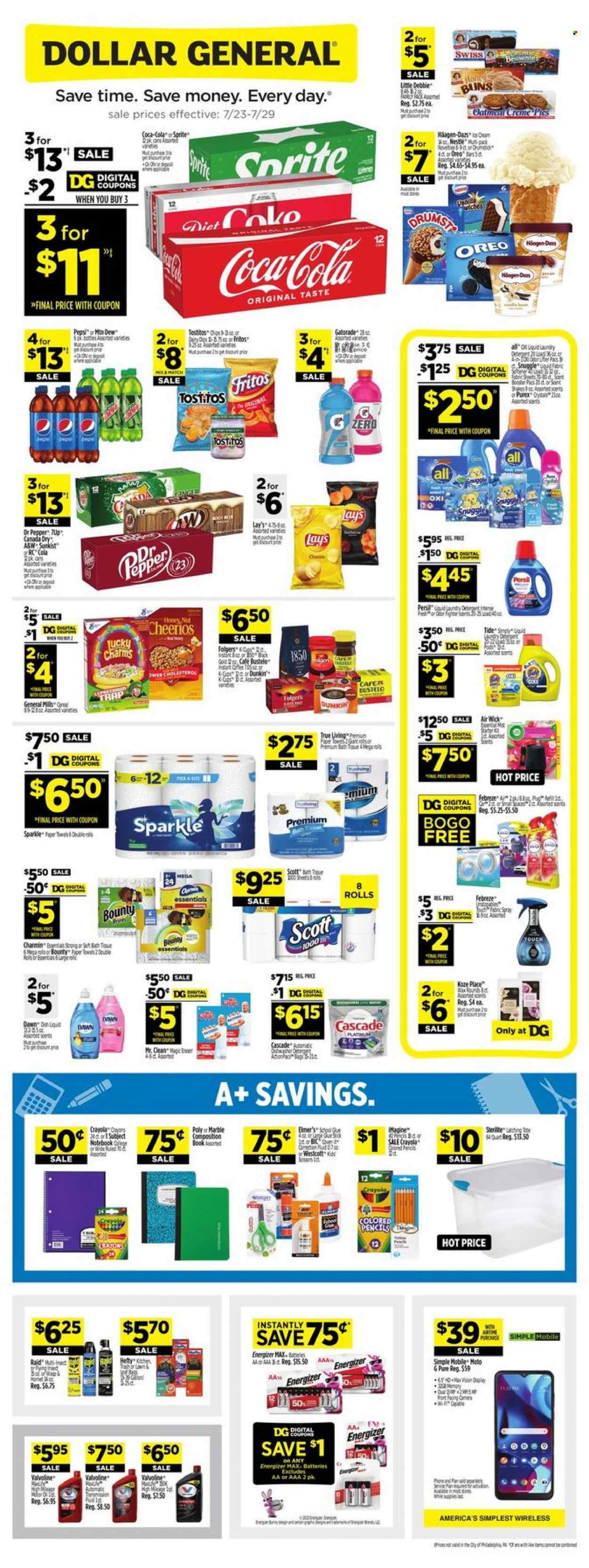 Dollar General ad - 07/23/2023 - 07/29/2023. Page 1