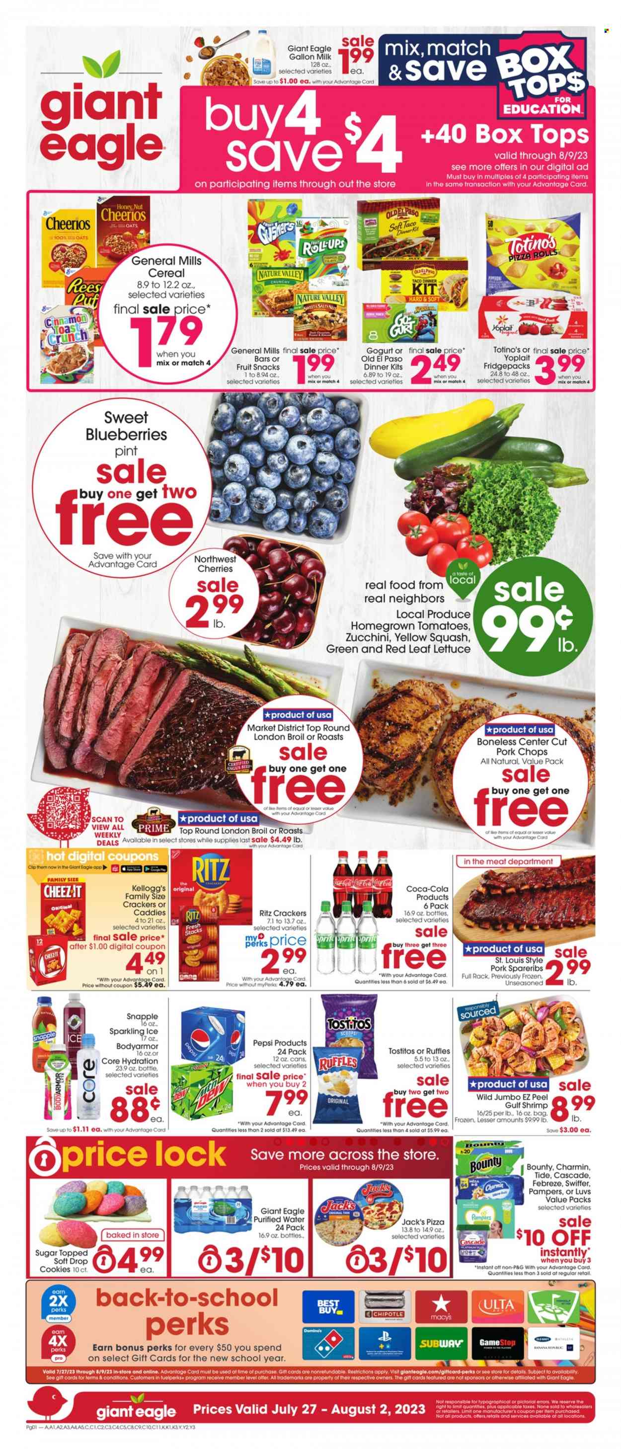 Giant Eagle ad - 07/27/2023 - 08/02/2023. Page 1