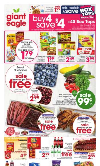 Giant Eagle Flyer - 07/27/2023 - 08/02/2023.