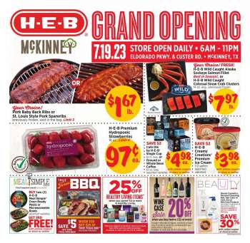 H-E-B Flyer - 07/19/2023 - 07/25/2023.