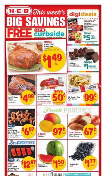 H-E-B Flyer - 07/26/2023 - 08/01/2023.