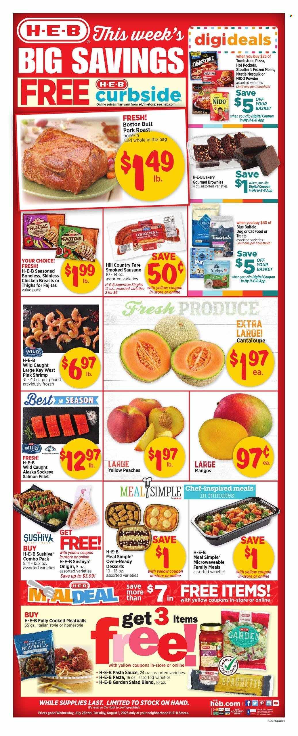 H-E-B ad - 07/26/2023 - 08/01/2023. Page 1