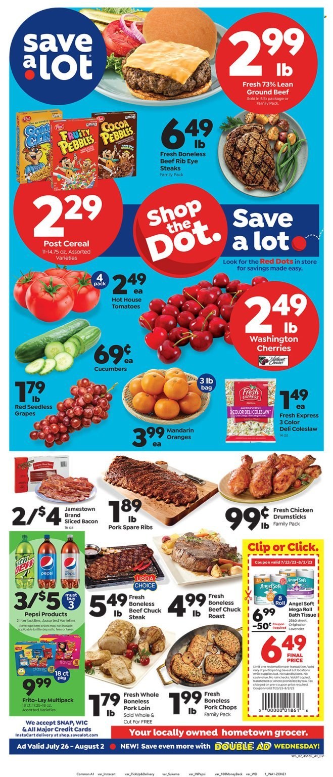 Save a Lot ad - 07/26/2023 - 08/02/2023. Page 1