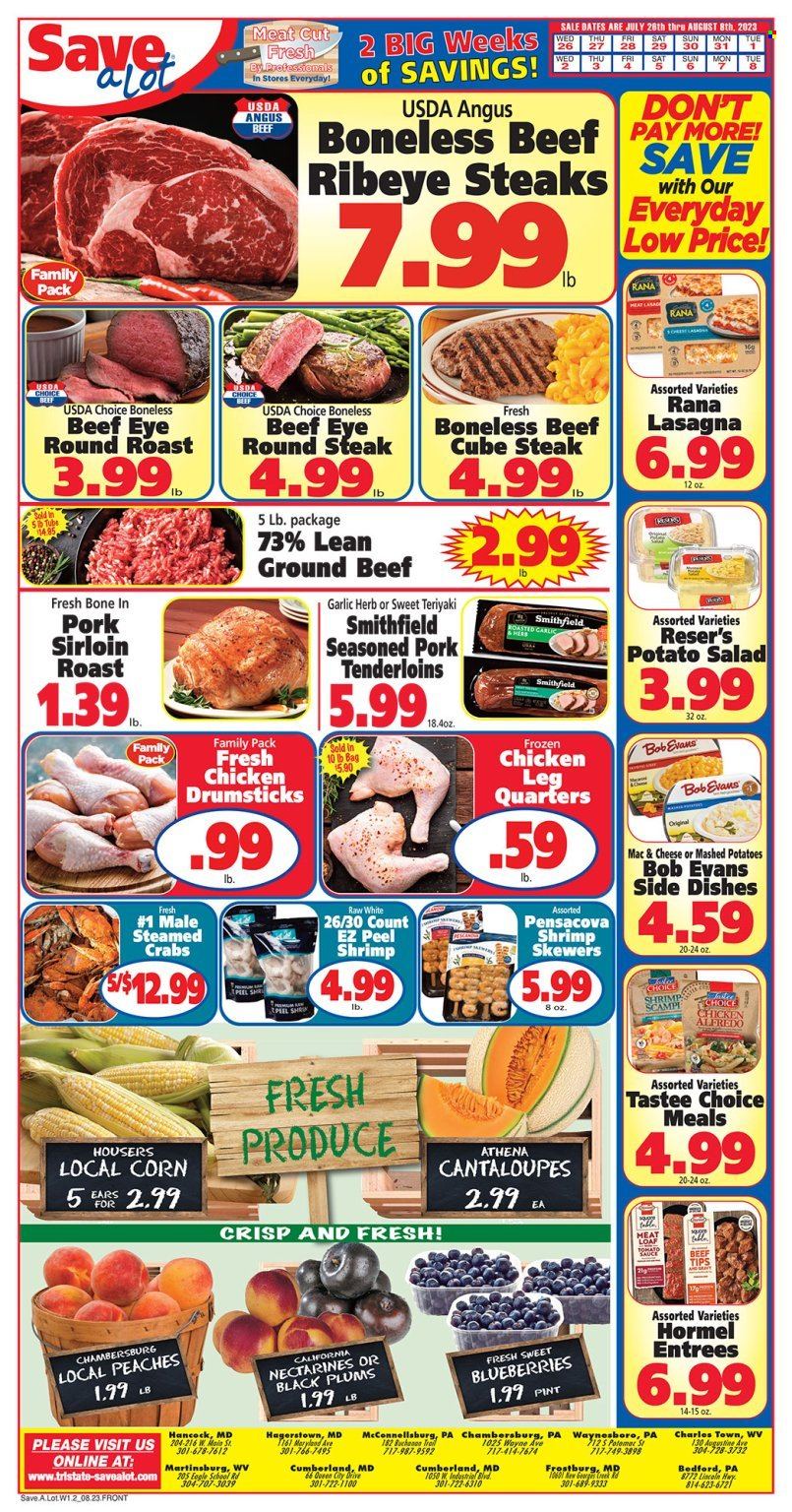 Save a Lot ad - 07/26/2023 - 08/08/2023. Page 1
