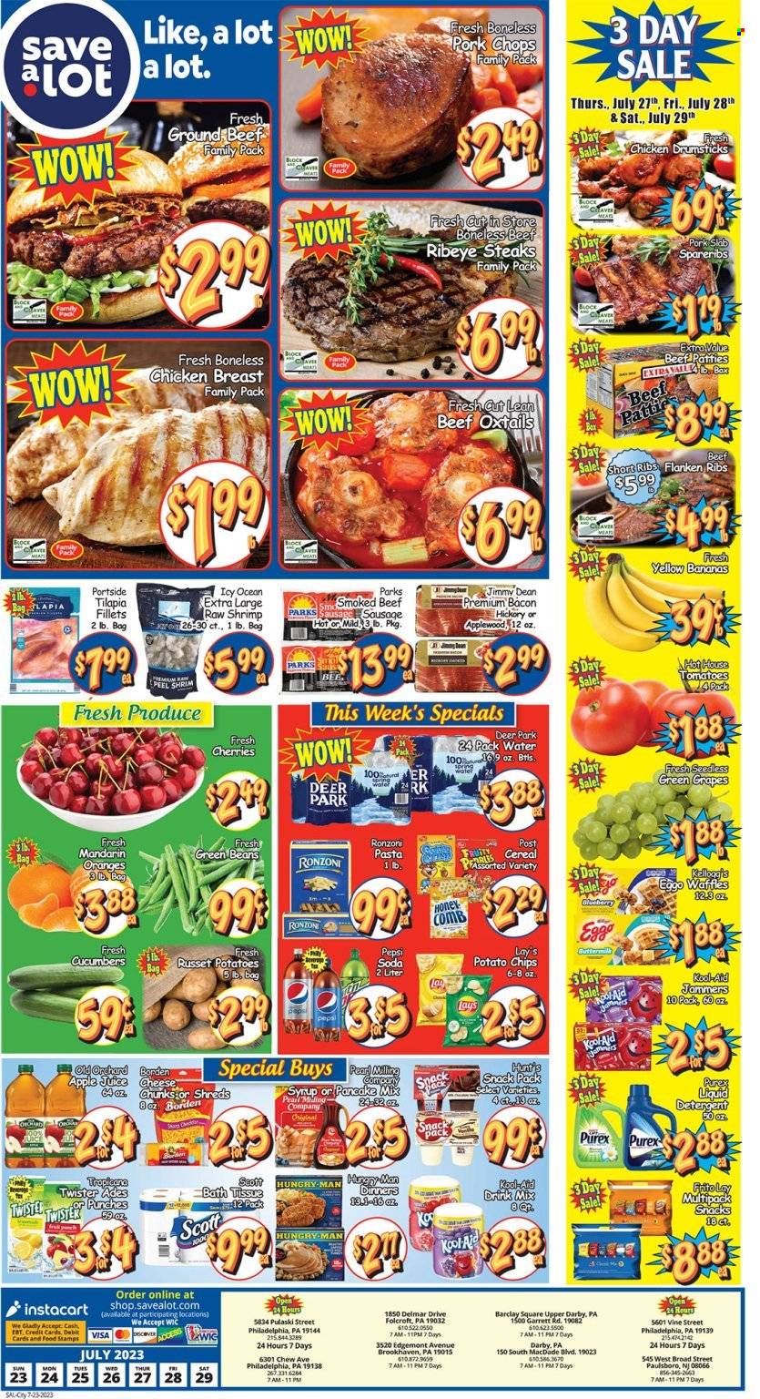 Save a Lot ad - 07/24/2023 - 07/29/2023. Page 1