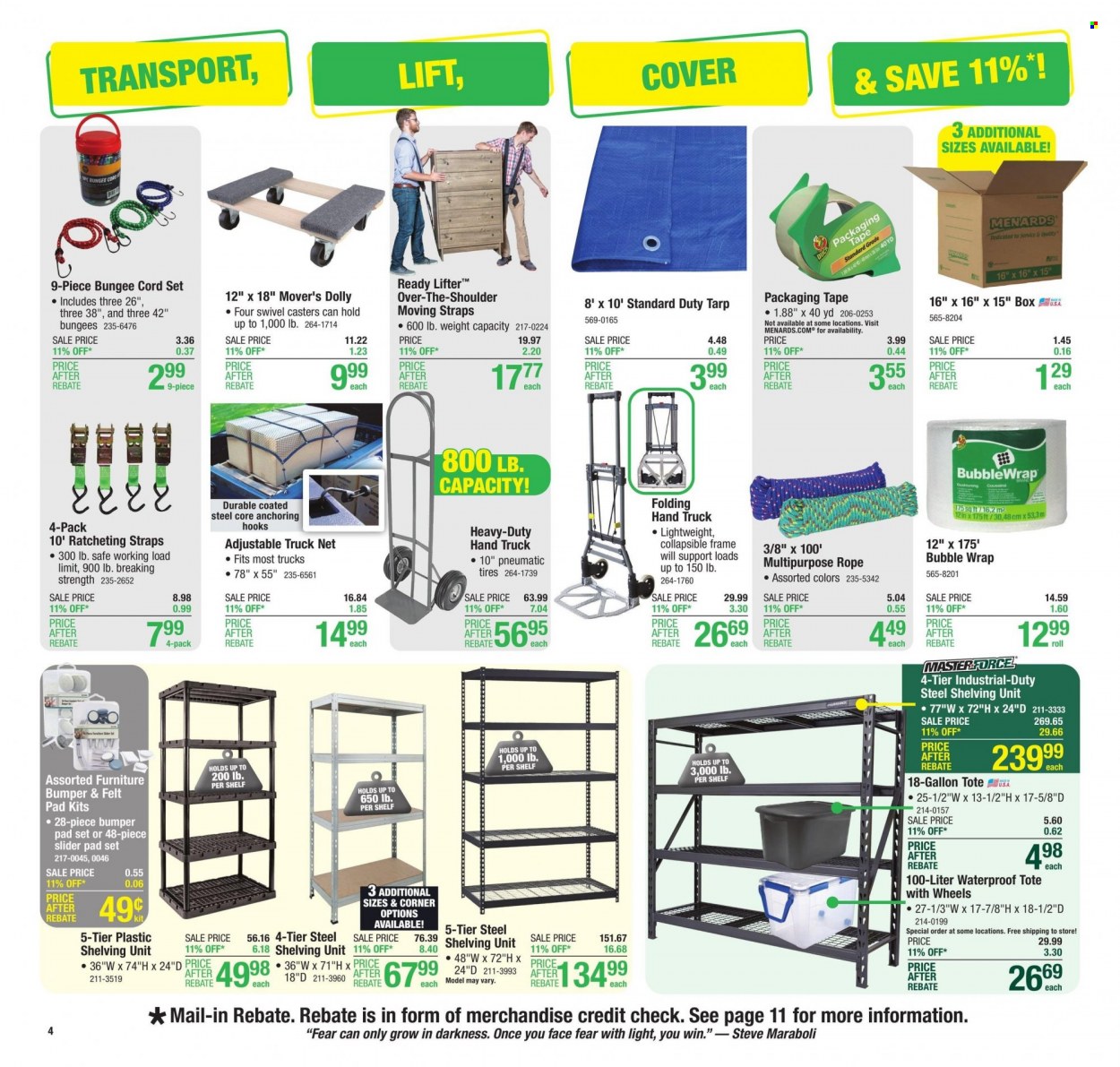 Menards ad - 07/27/2023 - 08/06/2023. Page 9