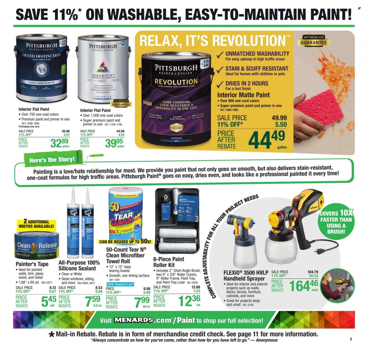Menards ad - 07/27/2023 - 08/06/2023. Page 11