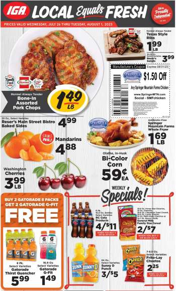 IGA Flyer - 07/26/2023 - 08/01/2023.