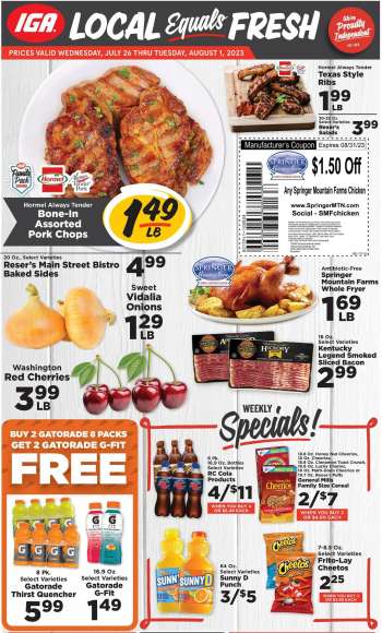 IGA Flyer - 07/26/2023 - 08/01/2023.