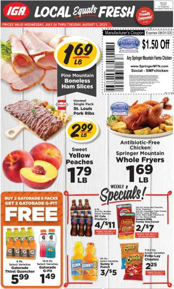 IGA Flyer - 07/26/2023 - 08/01/2023.