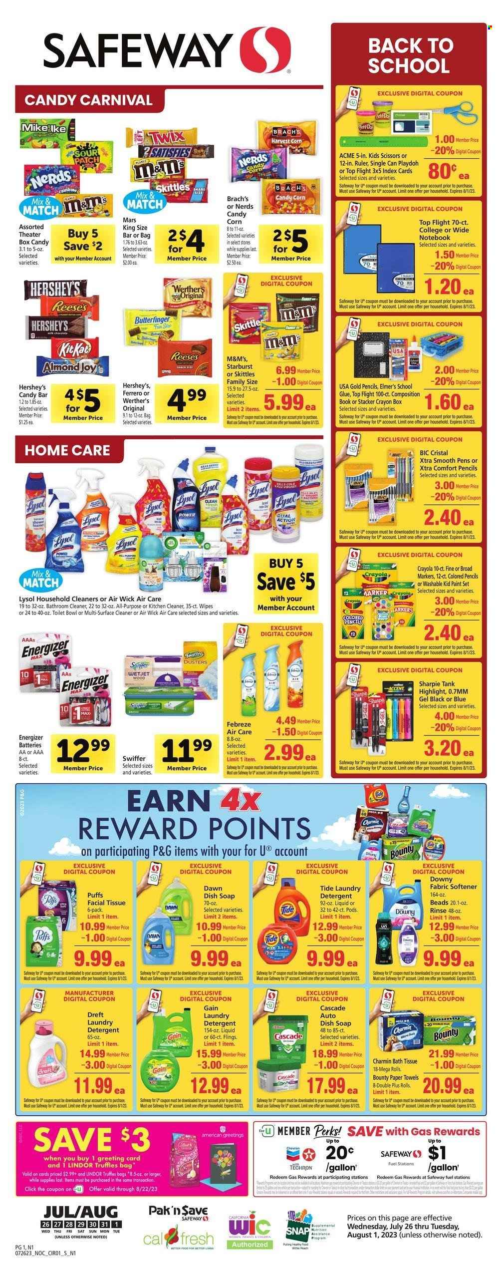 Safeway ad - 07/26/2023 - 08/01/2023. Page 1