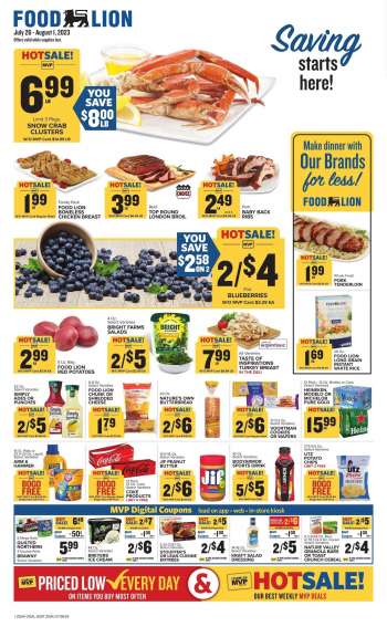 Food Lion Flyer - 07/26/2023 - 08/01/2023.